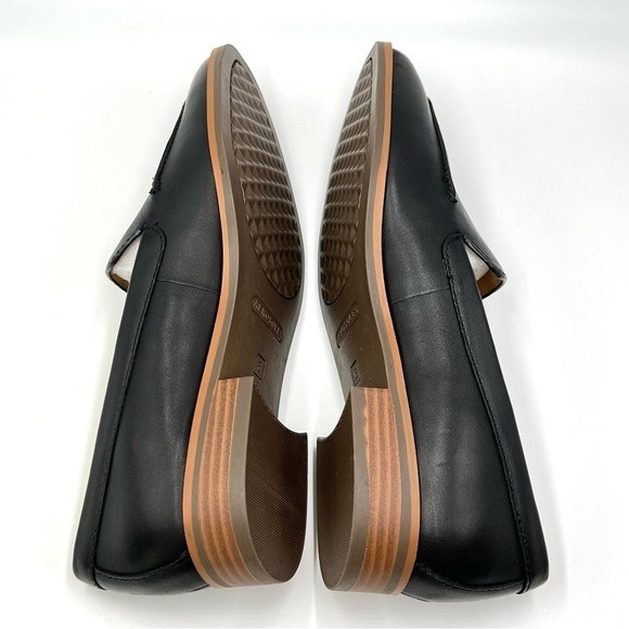 NEW Aerosoles Womens Size 6 Black Leather East‎ Side Slip On Loafers Shoes - Picture 7 of 12